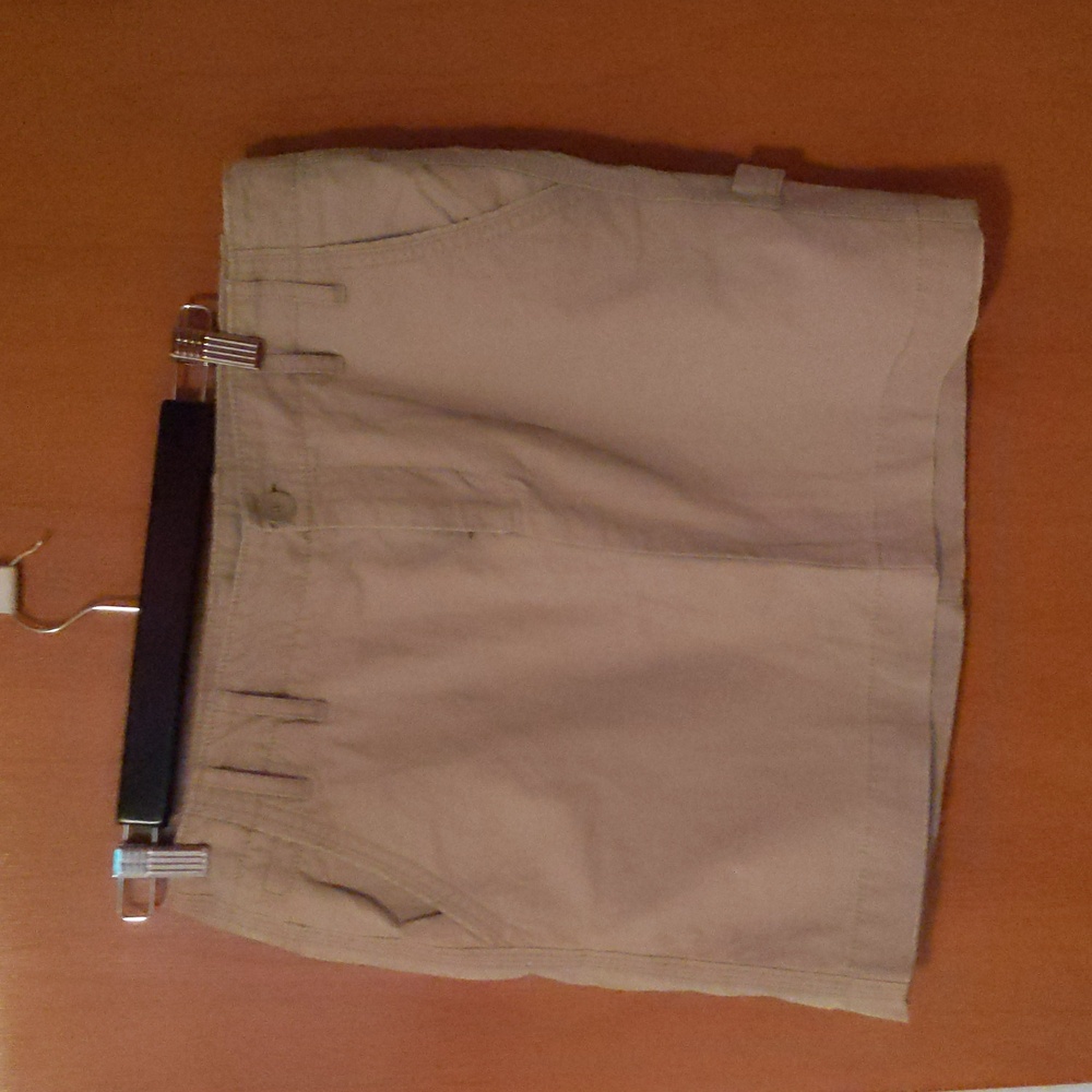 Gap mini skirt, khaki midrise